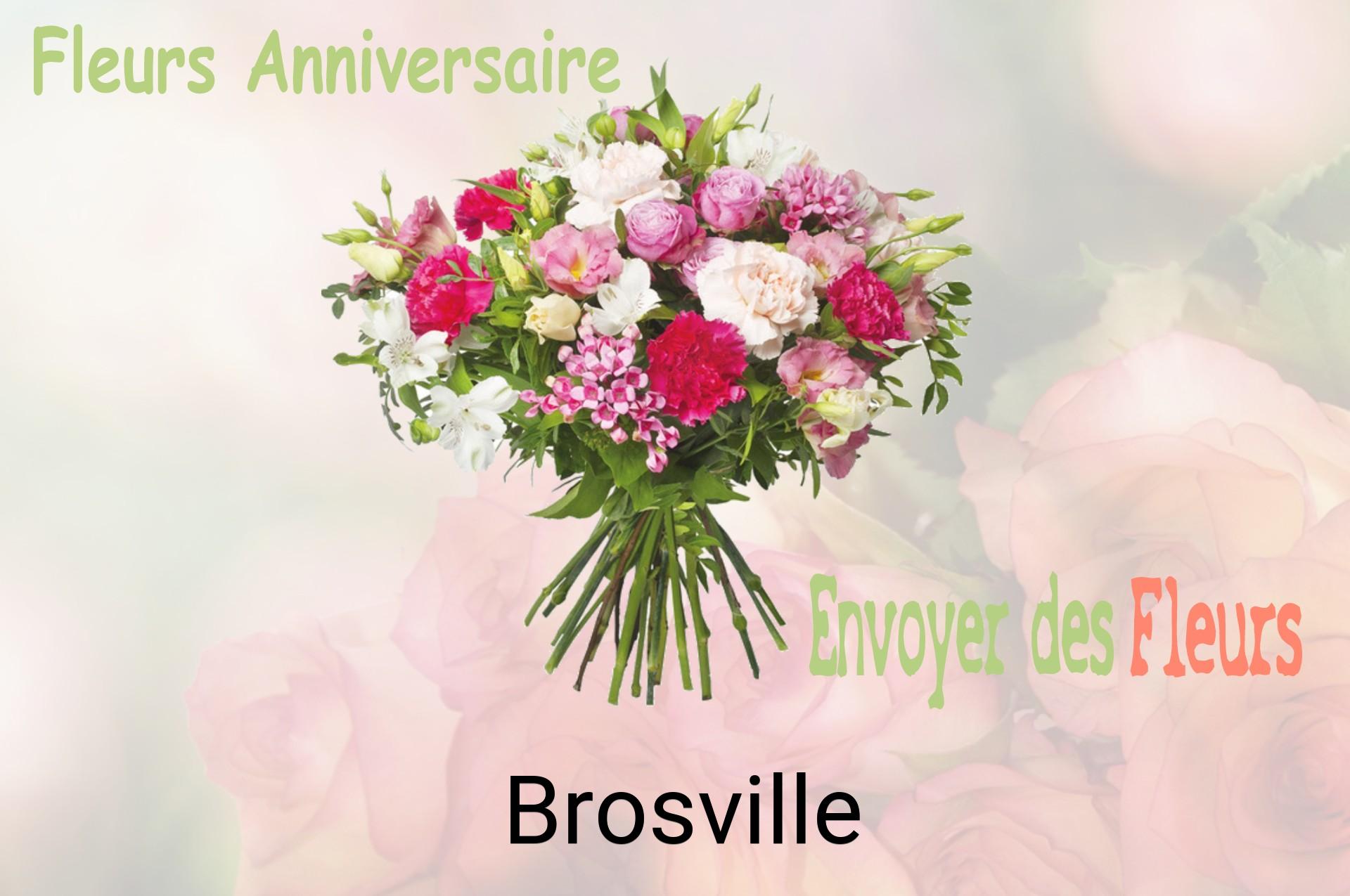 Bouquet de fleurs d’anniversaire livré à Brosville